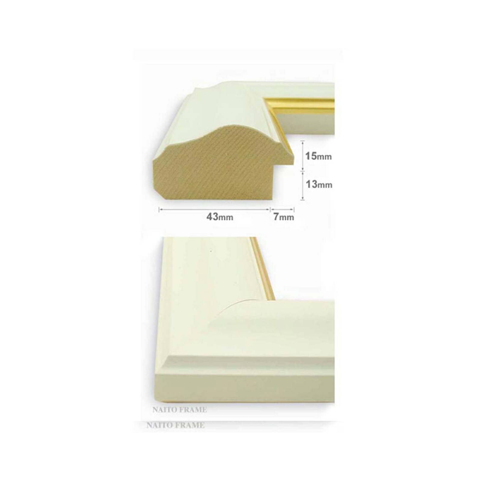 Amazon.co.jp: 正方形額縁 681/白 650角(650×650mm) 前面UVカット